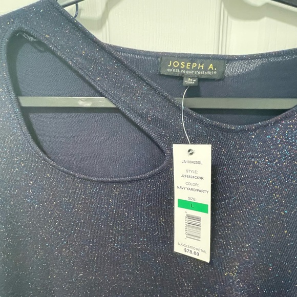 Joseph A Navy Sweater - Picture 2 of 10